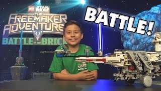 BATTLE of the BRICKS LEGO Star Wars The Freemaker Adventures Challenge Disney XD
