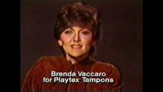 1980 Playtex tampons commercial Brenda Vaccaro