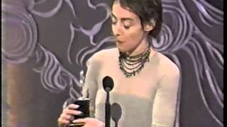 Jane Adams wins 1994 Tony Award for Best Featured Actress in a Play