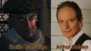 Character and Voice Actor  Assassins Creed II  Emilio Barbarigo  Arthur Holden