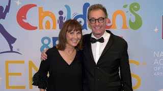 SpongeBob Tom Kenny and Jill Talley 1st Annual Childrens  Family Emmy Awards Purple Carpet in LA