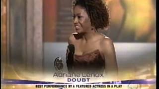 Adriane Lenox wins 2005 Tony Award for Best Featured Actress in a Play