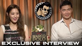 Claudia Kim and Rick Yune Interview  Netflixs Marco Polo HD 2014