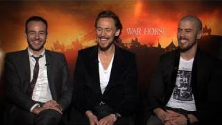 How War Horses Tom Hiddleston Toby Kebbell and Patrick Kennedy Celebrated Nabbing Spielberg Roles