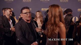 Out and About with Rosanna Faraci interviews Owner of Ultratune  Sean Buckley at Maxim hot 100 