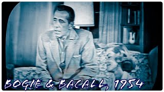 Humphrey Bogart  Lauren Bacall Interview at Home 1954