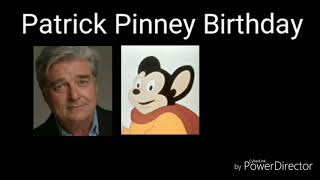 Patrick Pinney Birthday
