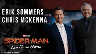 Writers Chris McKenna and Erik Sommers reveal the creative process for SpiderMan Far From Home