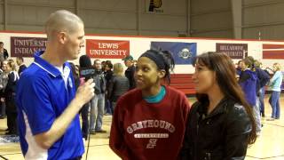 GLVCsportscom Interview  Indianapolis Volleyballs Jody Rogers  Kourtney Crawford