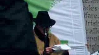 Actor Jer OLeary Reads James Connollys Last Statement at irgs JC Commemoration in 2007