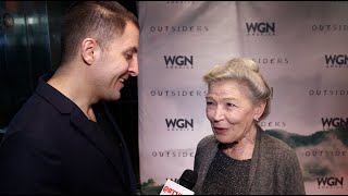 Phyllis Somerville at Outsiders Red Carpet at NYTVF with Arthur Kade