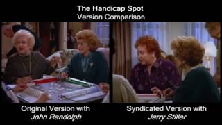 Seinfeld  The Handicap Spot John Randolph vs Jerry Stiller side by side