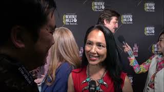 Irene Bedard Carpet Interview at Beverly Hills Film Festival 2023