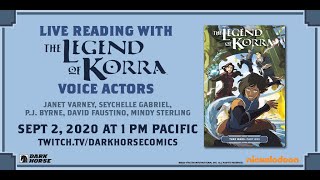 The Legend of Korra Turf Wars Live Reading 3 with Janet Varney Seychelle Gabriel more recording