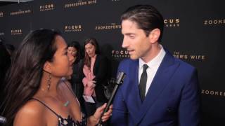 LA Premiere of The Zookeepers Wife Interview w Iddo Goldberg