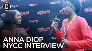 Anna Diop talks Titans Starfire and Robins Relationship  Doom Patrol  NYCC 2018