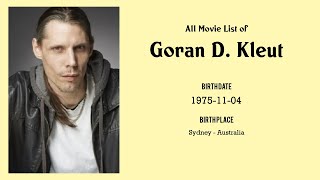 Goran D Kleut Movies list Goran D Kleut Filmography of Goran D Kleut