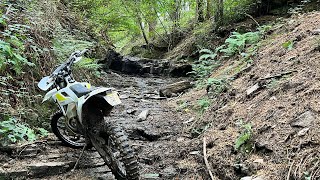 Hard enduro play day at Lee Walters ORT  Baskerville Hall Wales UK