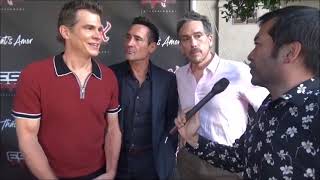 John Ducey Gregory Zarian and Paul Witten Carpet Interview at Thats Amor Premiere