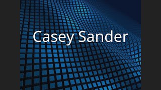 Casey Sander