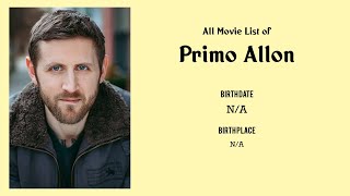 Primo Allon Movies list Primo Allon Filmography of Primo Allon