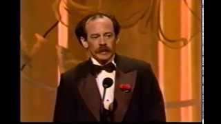 Michael Jeter wins 1990 Tony Award for Best Featured Actor in a Musical