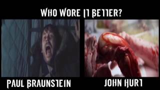 Who Wore It Better John Hurt from Alien 1979 or Paul Braunstein from The Thing 2011 HouseFilms