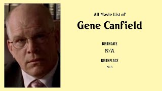Gene Canfield Movies list Gene Canfield Filmography of Gene Canfield