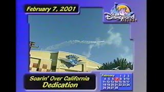 Soarin Over California Dedication Disney California Adventure Park 2001