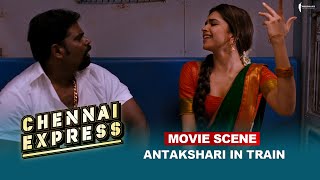 Antakshari In Train  Movie Scene  Chennai Express  Shah Rukh Khan  A Film By Rohit Shetty