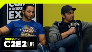 AEWs Young Bucks  Kenny Omega Talk Double Or Nothing And More  C2E2 2019  SYFY WIRE