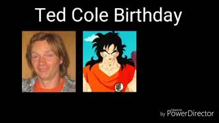 Ted Cole Birthday