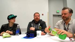 Bex TaylorKlaus Pidge Tim Hedrick and Tyler Labine Hunk talk Voltron at Wondercon 17