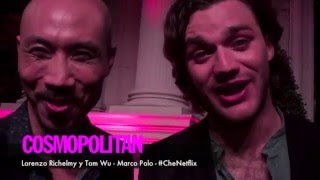 Lorenzo Richelmy y Tom Wu  Red Carpet de Netflix