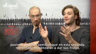 Entrevistas a los protagonistas de Marco Polo Lorenzo Richelmy y Tom Wu
