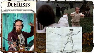 Realistic Smallsword Duels in a Movie  The Duellists 1977
