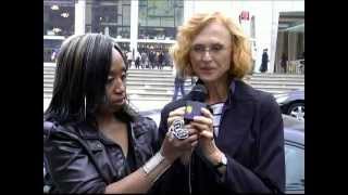 Jill Larson aka Opal AMC interview at the NYC rally pt 10