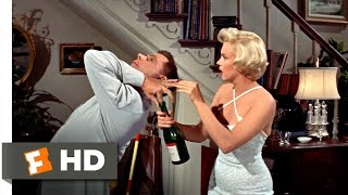 The Seven Year Itch 35 Movie CLIP  Opening the Champagne 1955 HD