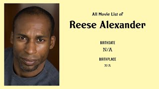 Reese Alexander Movies list Reese Alexander Filmography of Reese Alexander