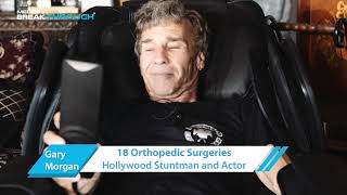 Hollywood Actor and Stuntman Gary Morgan on How Medical Breakthrough Massage Chairs Helps Him