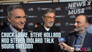 Chuck Lorre Steve Holland and Steven Molaro Talk Young Sheldon