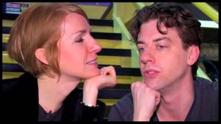 Susan Blackwell and Smashs Christian Borle Take a Geek Field Trip to the Comic Book Store