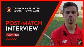 INTERVIEW  Craig Tanner after his MotM performance v Slough Town  09102021