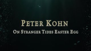 Peter Kohn  On Stranger Tides Easter Egg  Pirates of the Caribbean Behind the Scenes