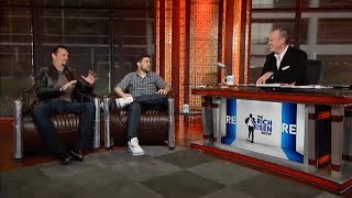 Actors Jerry Ferrara  Kevin Dillon Talk Entourage Movie in Studio  51915