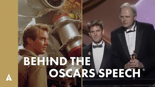 Dennis Muren  Best VFX for 8 Films Jurassic Park Star Wars  More  Behind the Oscars Speech