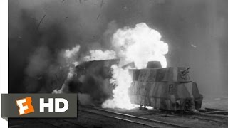The Train 210 Movie CLIP  Allied Bombing Raid 1964 HD