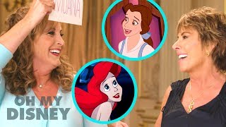 Jodi Benson and Paige OHara Try to Guess Disney Princesses in 10 Seconds  Oh My Disney