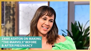 Zawe Ashton Gets Real About Making The Marvels Before  After Pregnancy