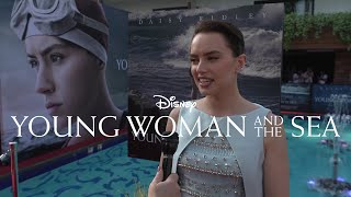 Daisy Ridley YOUNG WOMAN AND THE SEA premiere interviews with cast  crew  May 16 2024 4K